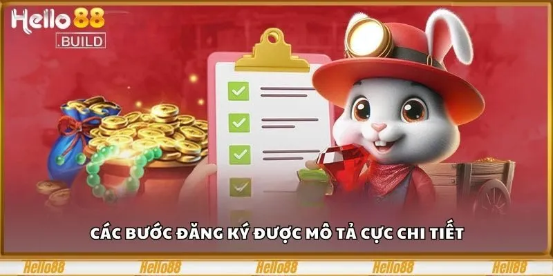 Đăng Ký Hello88 Chỉ Trong Tích Tắc, Nhận Ngay 88K Free 2 Các bước đăng ký được mô tả cực chi tiết