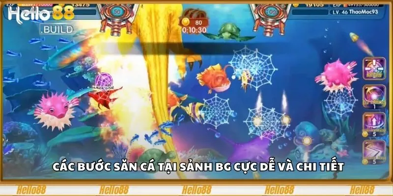 Vào BG Bắn Cá Săn Thưởng 1000x Trong Đại Dương Huyền Bí 2 Các bước săn cá tại sảnh BG cực dễ và chi tiết
