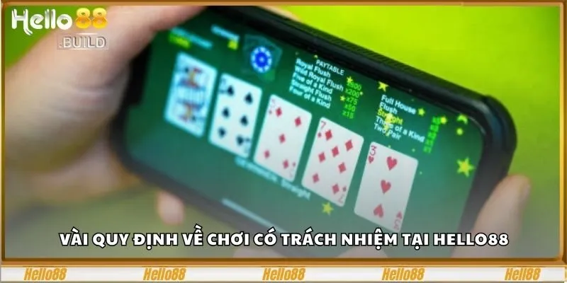 Chơi Có Trách Nhiệm Hello88 - Trải Nghiệm An Toàn Uy Tín 1 Vài quy định về chơi có trách nhiệm tại nền tảng Hello88