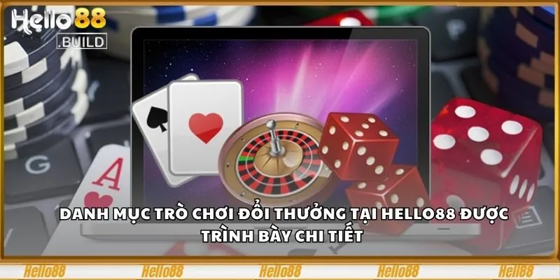 Giới Thiệu Hello88 – Hệ Sinh Thái Cá Cược Toàn Diện 3 Danh mục trò chơi đổi thưởng tại Hello88 được trình bày chi tiết